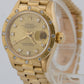 Ladies Rolex DateJust President 26mm DIAMOND BARK 18K Yellow Gold 69288 Watch