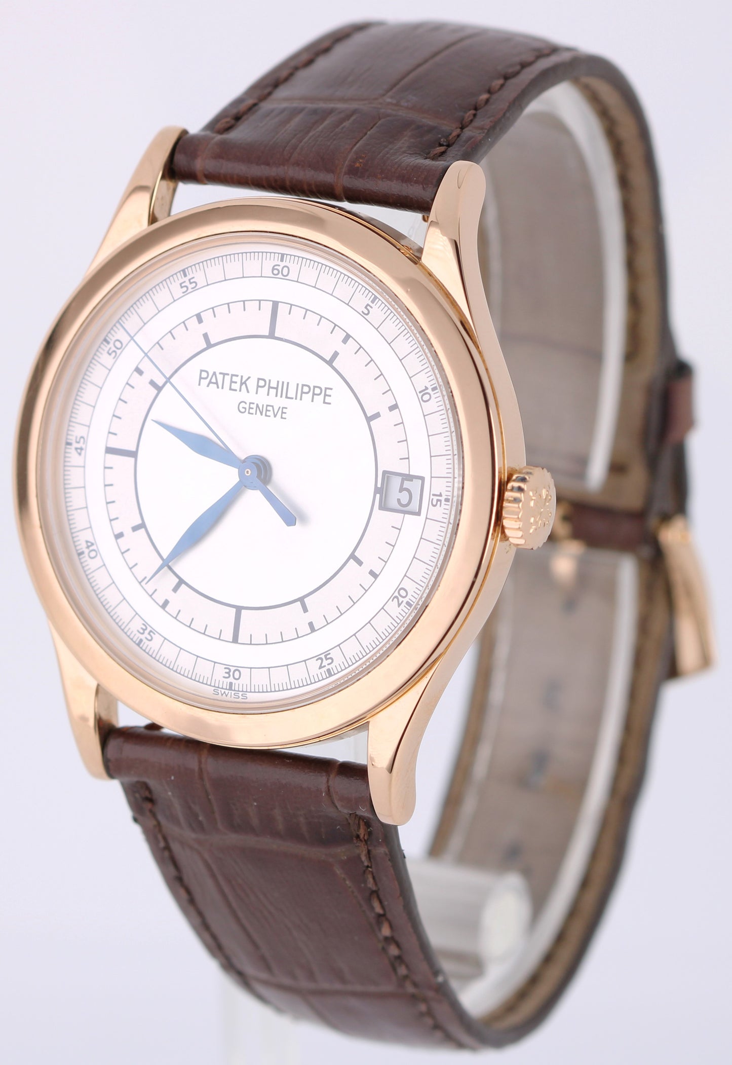 Patek Philippe Calatrava 18K Rose Gold SECTOR DIAL 38mm Manual 5296R Watch