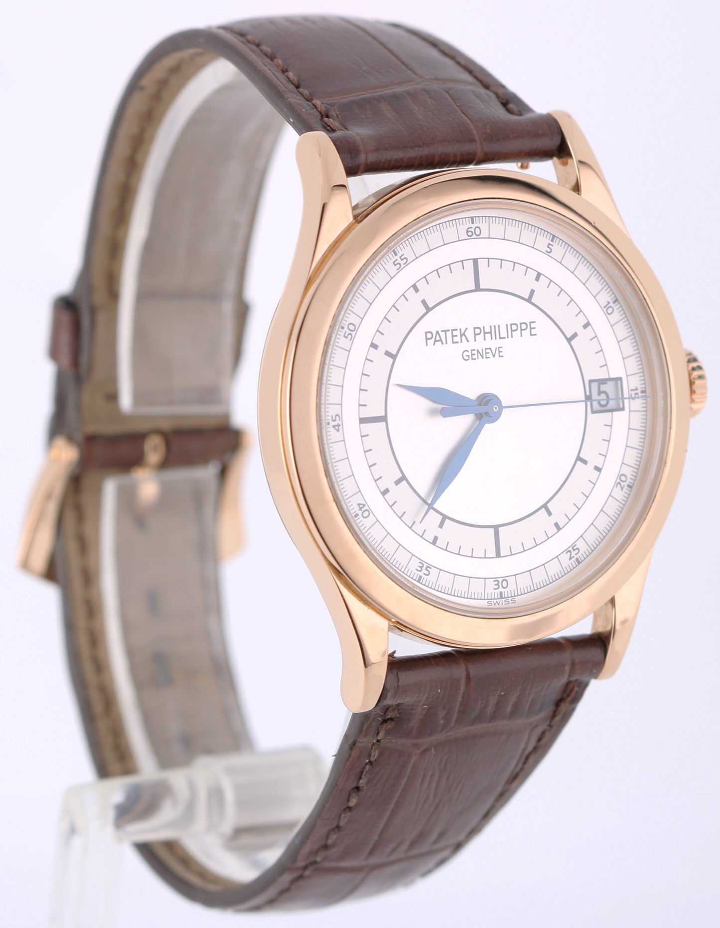 Patek Philippe Calatrava 18K Rose Gold SECTOR DIAL 38mm Manual 5296R Watch