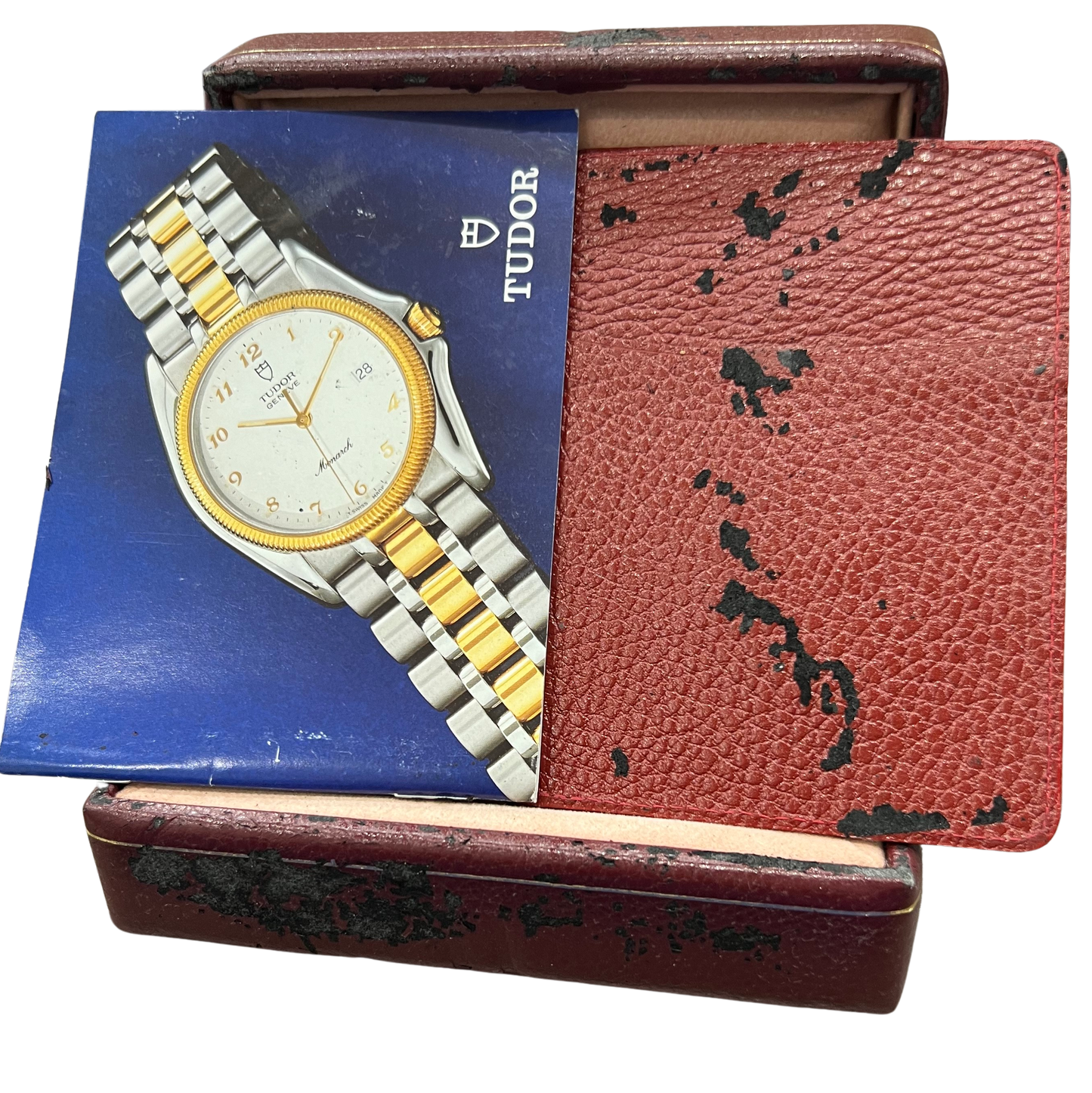 Tudor Oyster Date Chronograph Big Block White 79180 40mm Steel Watch BOX