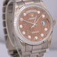 PAPERS Rolex Day-Date President 36mm COPPER JUBILEE DIAMOND 18K Gold 118239 BOX