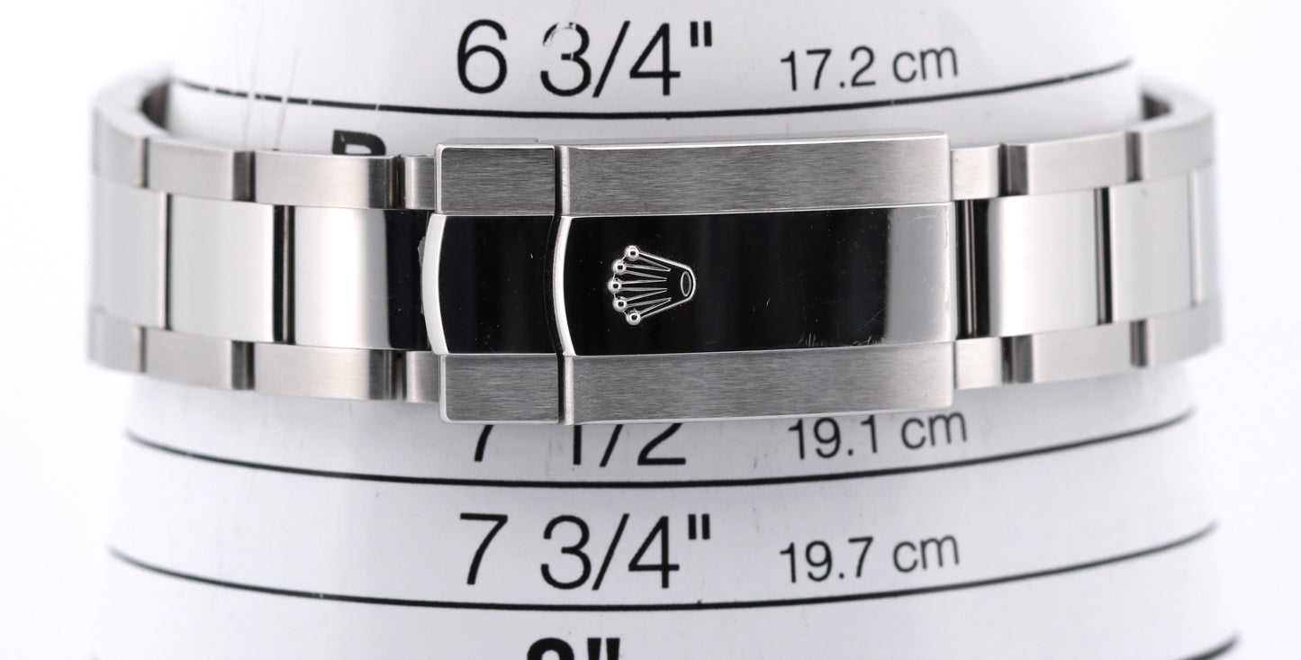 UNPOLISHED 2022 PAPERS Rolex Milgauss BLUE 40mm Z-Blue Green Steel 116400 GV BOX