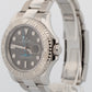 2023 PAPERS Rolex Yacht-Master Steel Platinum RHODIUM 40mm 126622 YM1 Watch BOX