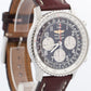 PAPERS Breitling Navitimer B01 43mm Steel BLACK Chronograph Watch AB0120 BOX