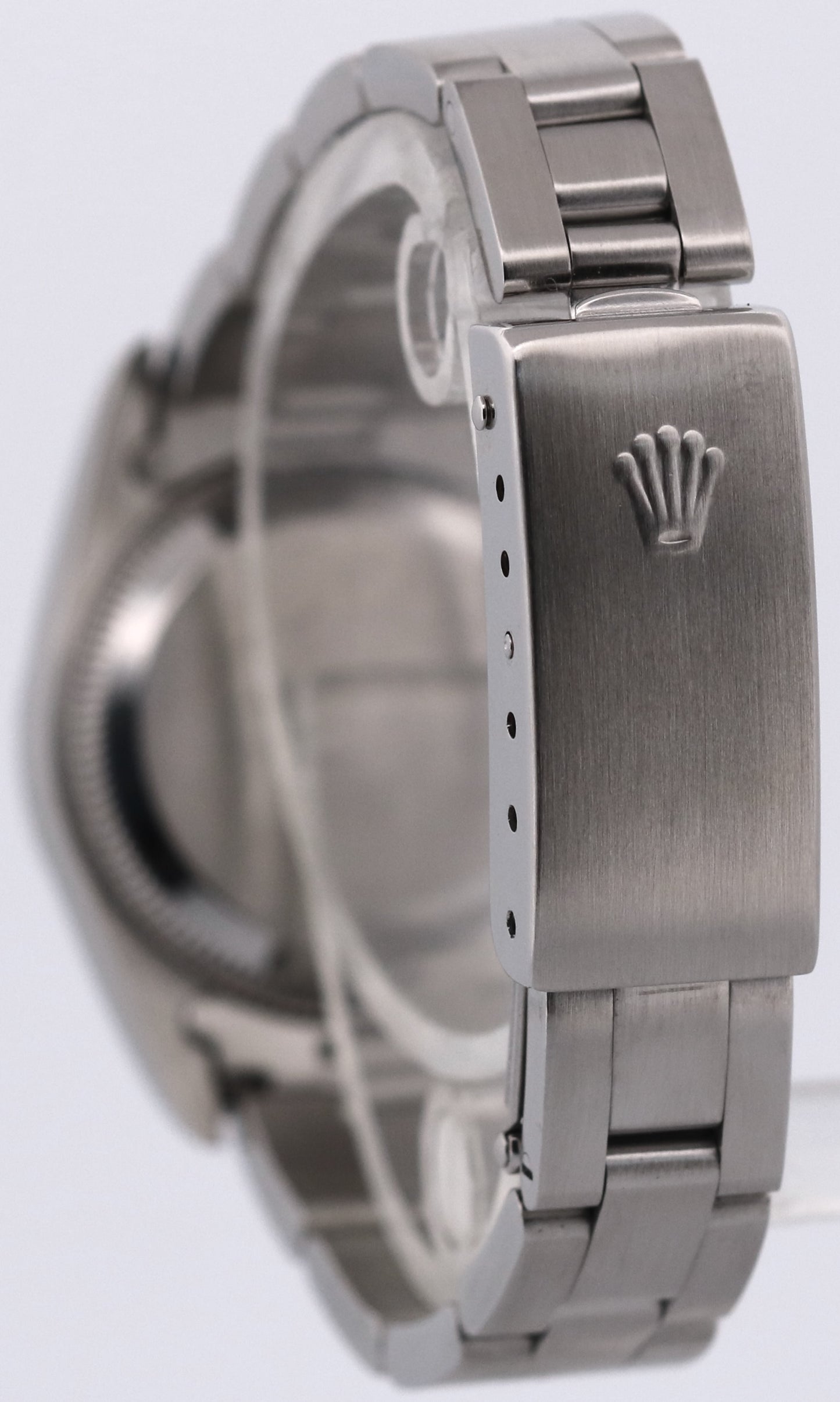 1993 Rolex Oyster Perpetual 24mm SILVER Stainless Steel 18K Gold OYSTER 67194