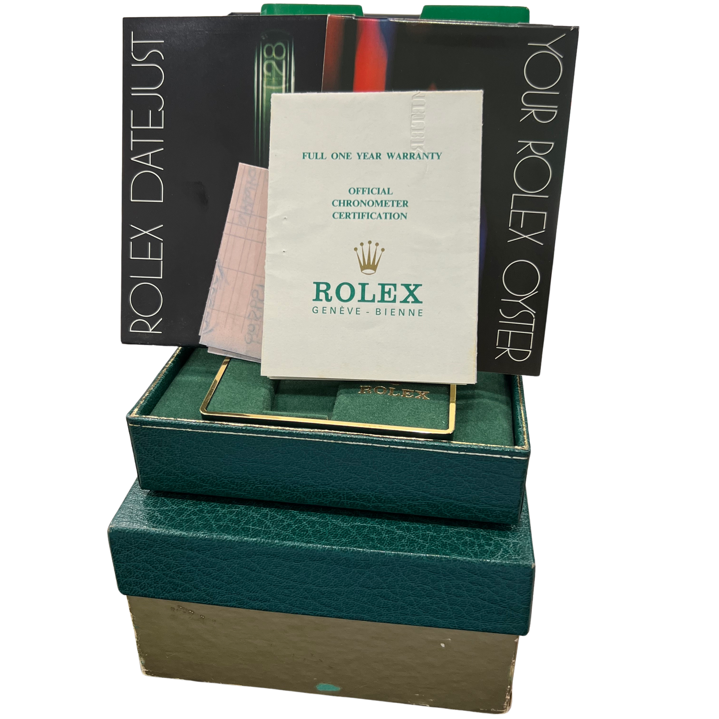 1984 PAPERS Rolex DateJust 36mm Champagne Turn-O-Graph Steel Yellow Gold 16253