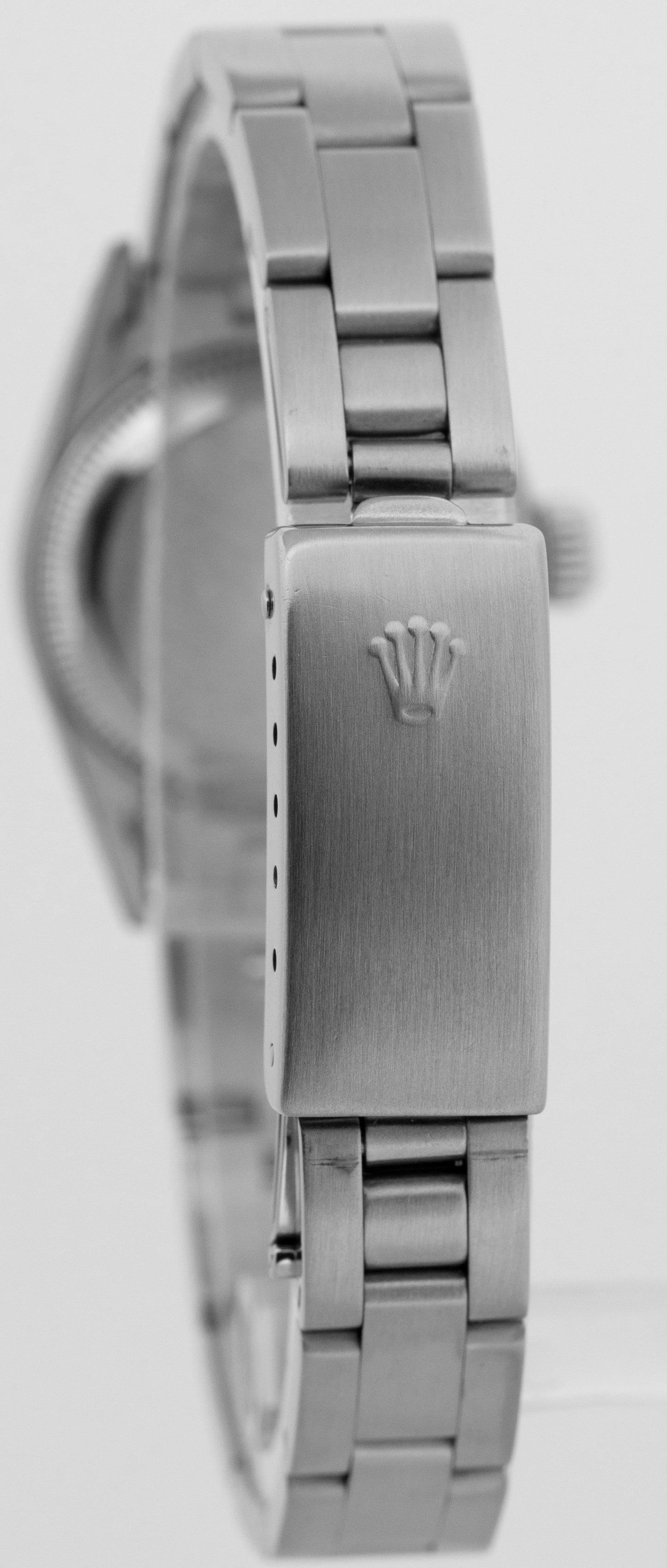 PAPERS Rolex Oyster Perpetual DIAMOND MOP Stainless Steel 24mm 67180 Watch BOX