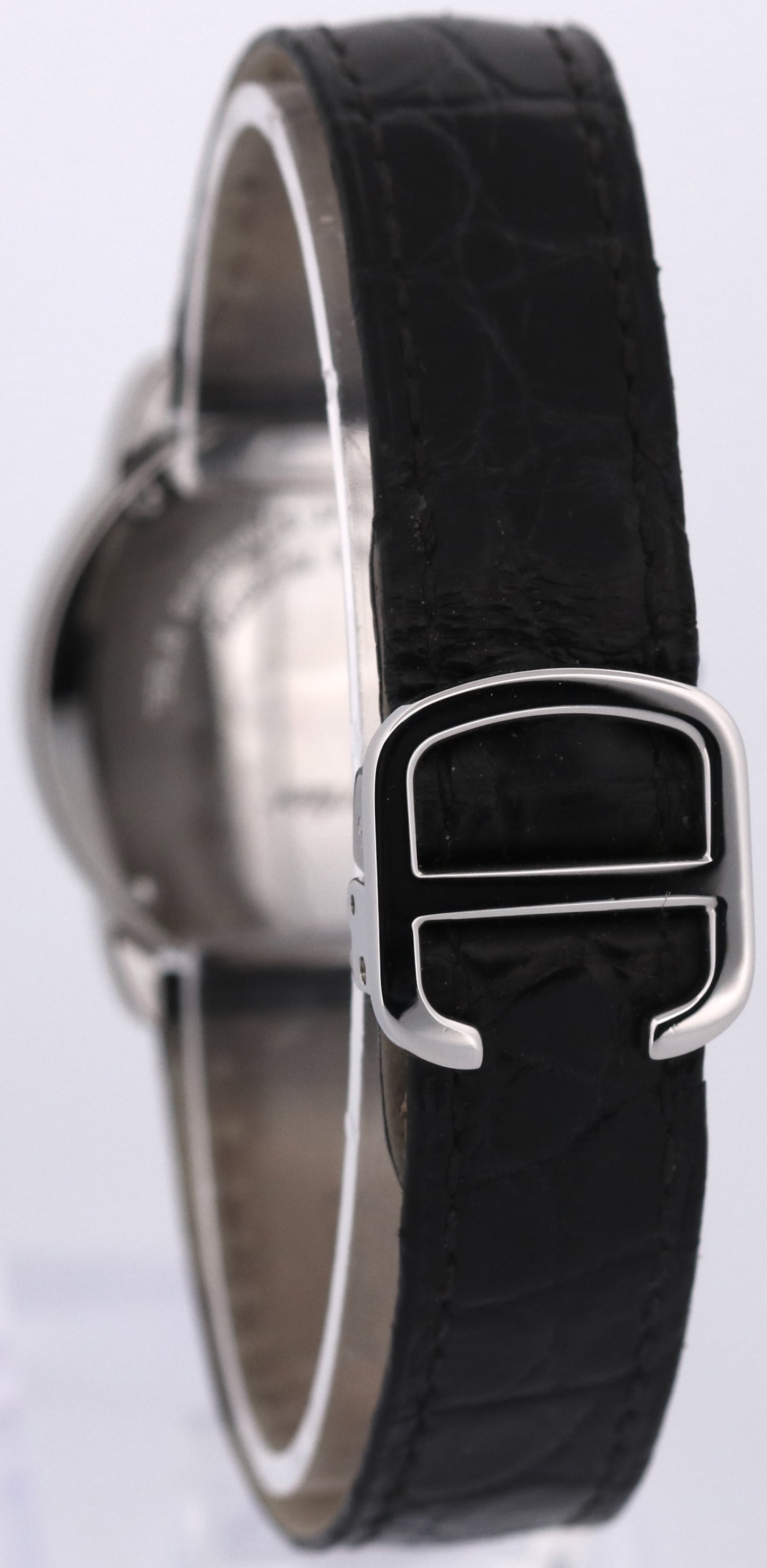 2017 PAPERS Cartier Ronde Solo 29mm SILVER Quartz Leather 3601 W6700155 BOX