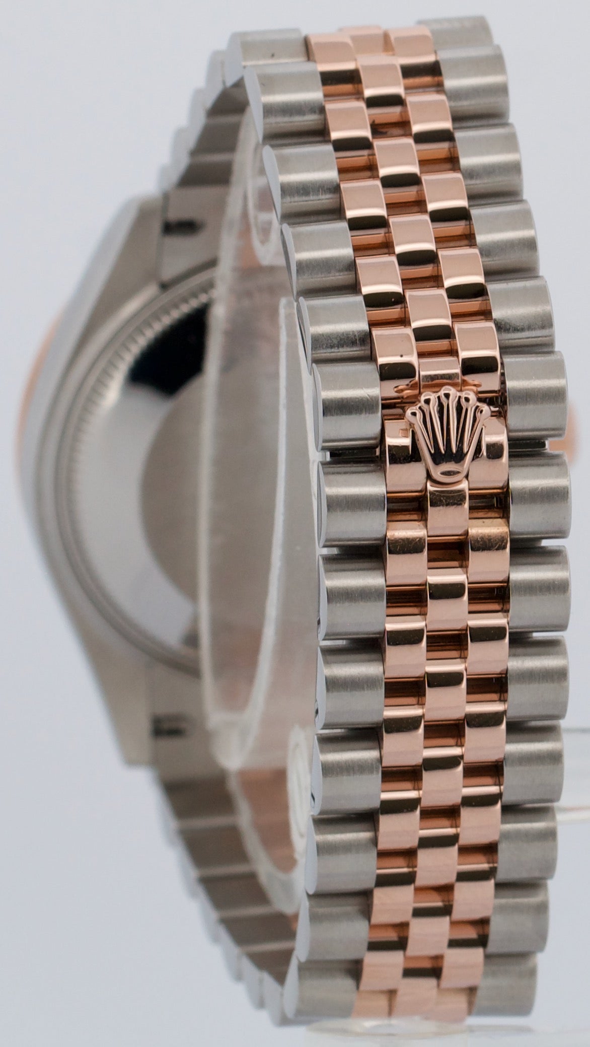 Rolex DateJust RHODIUM DIAMOND 31mm 18k Rose Gold Steel JUBILEE 278341RBR Watch