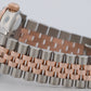 Rolex DateJust RHODIUM DIAMOND 31mm 18k Rose Gold Steel JUBILEE 278341RBR Watch