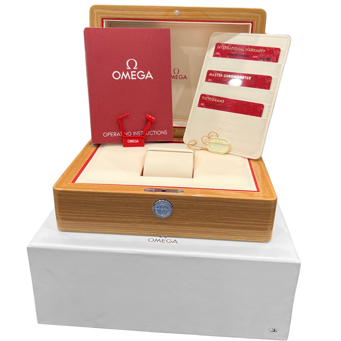 2023 PAPERS Omega Seamaster Aqua Terra Steel 220.12.41.21.02.001 Watch BOX
