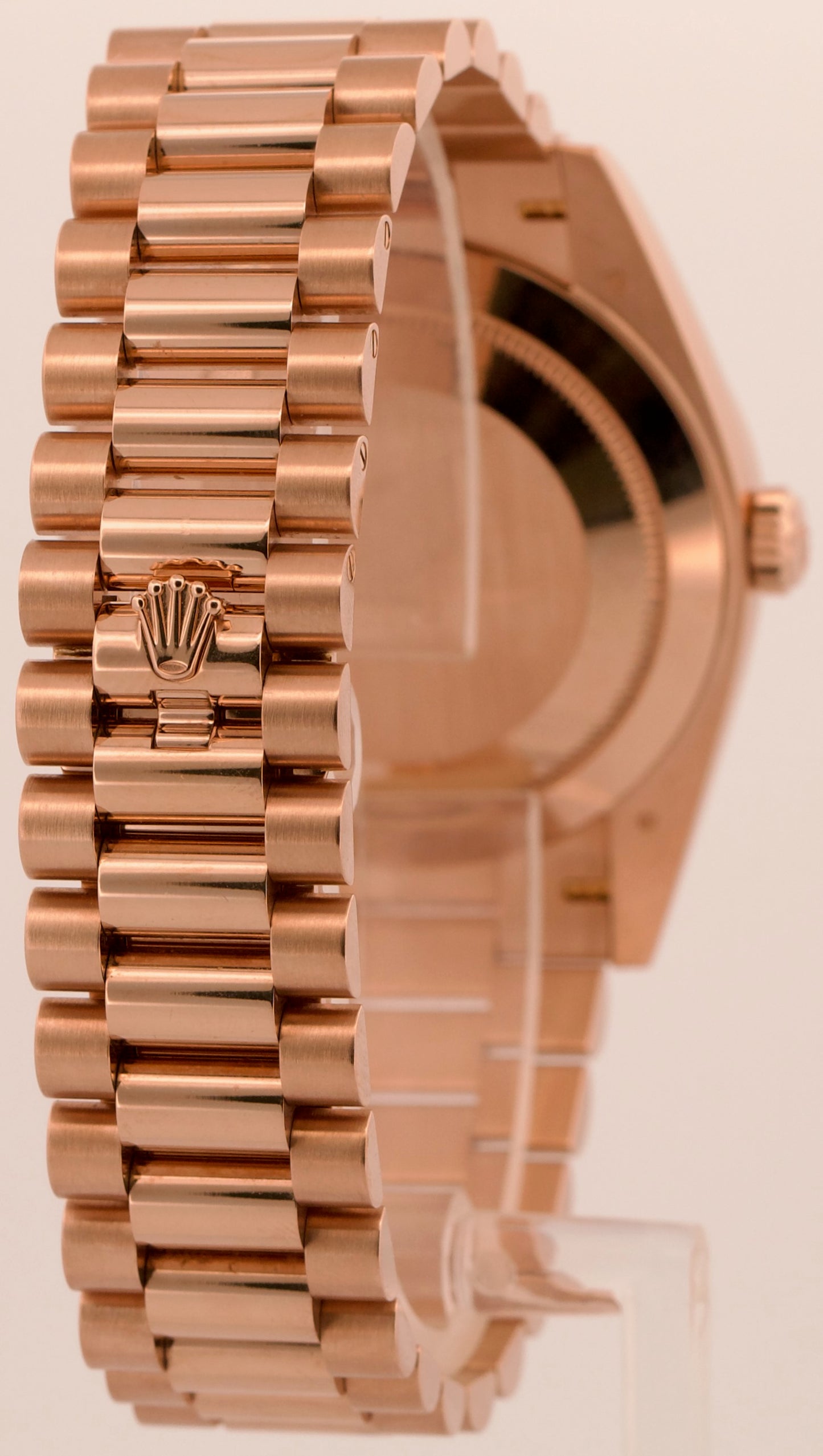 2025 PAPERS Rolex Day-Date President 40mm OLIVE GREEN 18K Rose Gold 228235 BOX