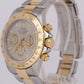 Rolex Daytona Cosmograph 40mm RHODIUM Two-Tone 18K Yellow Gold Steel 16523 Watch