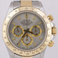 Rolex Daytona Cosmograph 40mm RHODIUM Two-Tone 18K Yellow Gold Steel 16523 Watch