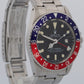 VINTAGE 1978 Rolex GMT-Master PEPSI Red Blue Steel THICK CASE 40mm 1675 Watch