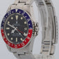 VINTAGE 1978 Rolex GMT-Master PEPSI Red Blue Steel THICK CASE 40mm 1675 Watch