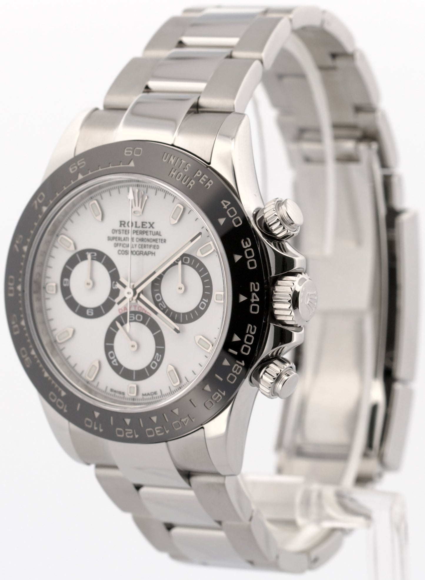 2019 PAPERS Rolex Daytona PANDA White Stainless Steel CERAMIC 40mm 116500 LN BOX