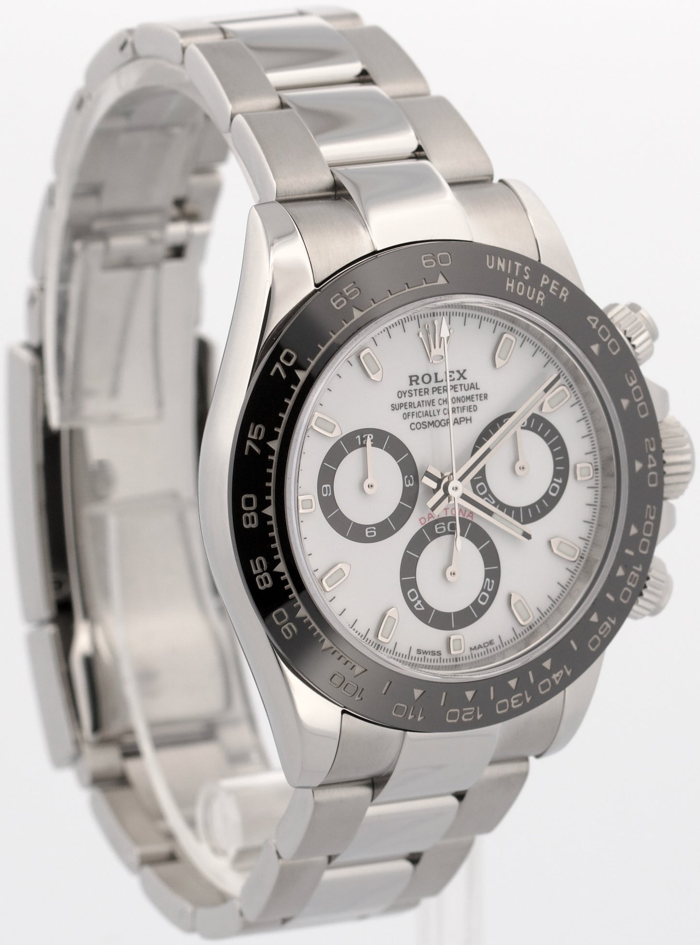 2019 PAPERS Rolex Daytona PANDA White Stainless Steel CERAMIC 40mm 116500 LN BOX