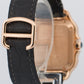 2024 PAPERS Cartier Santos 35.1mm WHITE 18K Rose Gold Leather 4074 WGSA0012 BOX