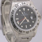 Rolex Explorer II BLACK Stainless Steel Oyster Automatic Date 40mm 16570 Watch
