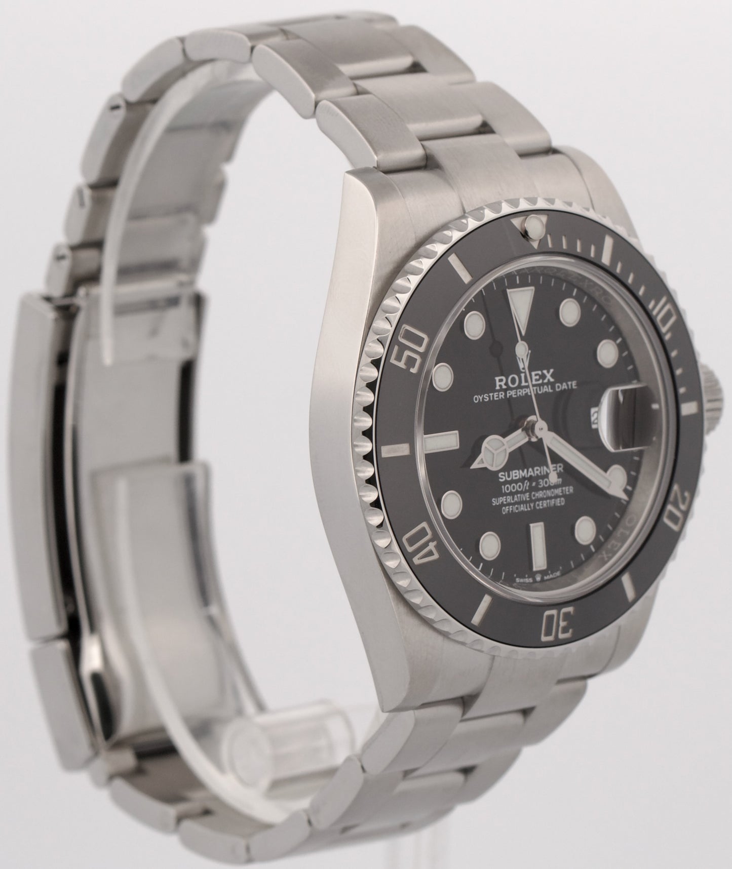 PAPERS Rolex Submariner Date 41mm BLACK Stainless Steel Ceramic 126610 LN BOX