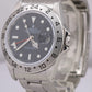 Rolex Explorer II BLACK Stainless Steel Oyster Automatic Date 40mm 16570 Watch