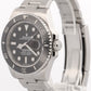 PAPERS Rolex Submariner Date 41mm BLACK Stainless Steel Ceramic 126610 LN BOX