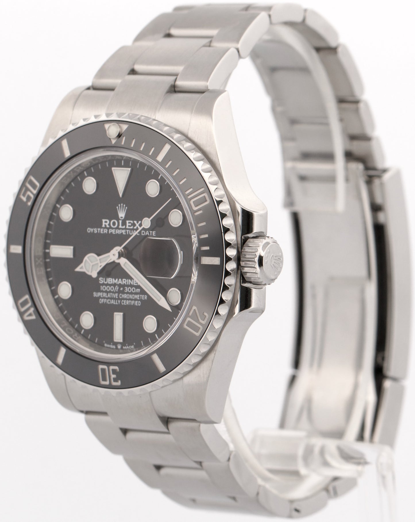 PAPERS Rolex Submariner Date 41mm BLACK Stainless Steel Ceramic 126610 LN BOX