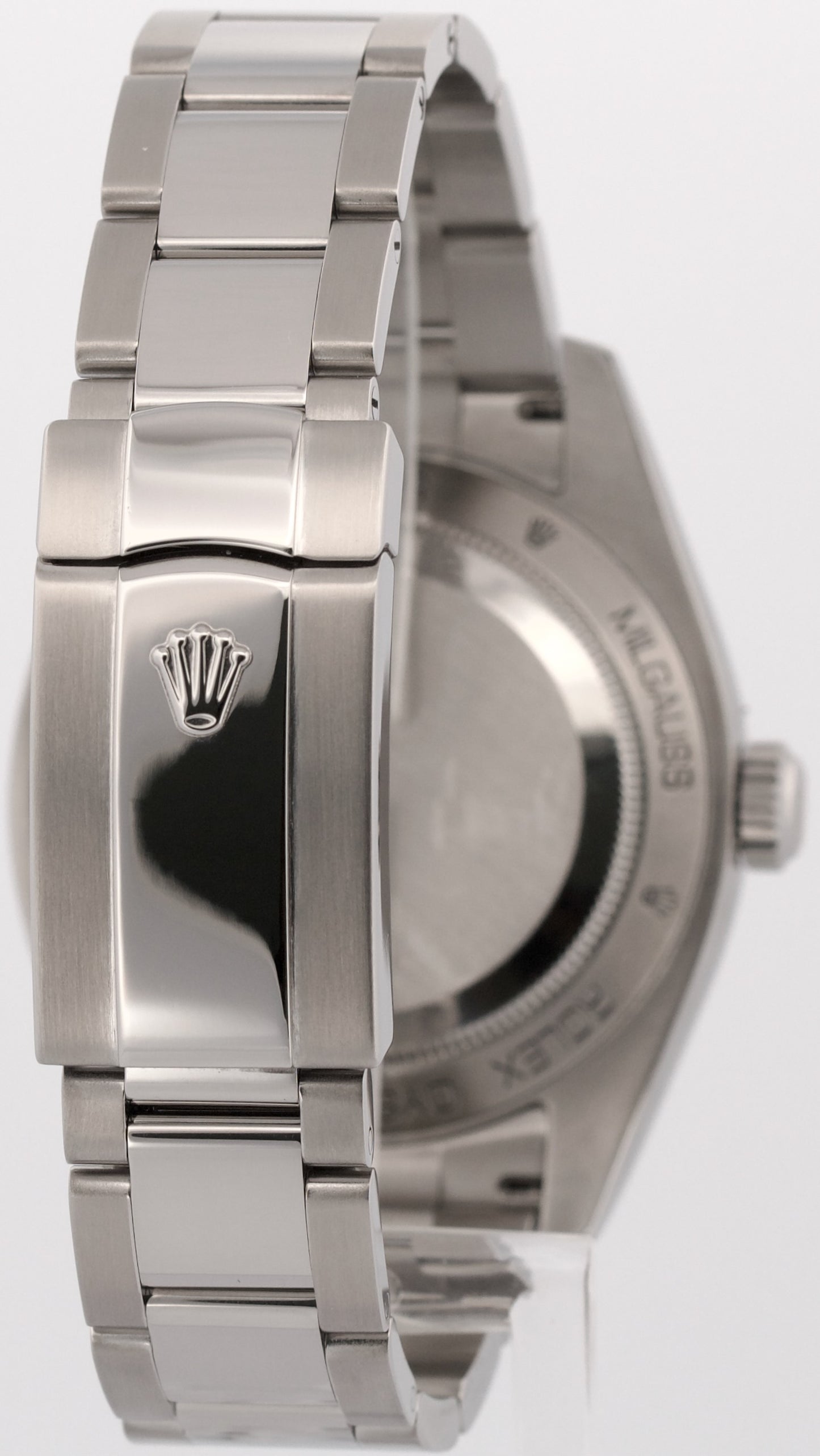 2018 PAPERS Rolex Milgauss BLACK 40mm 116400 Stainless Steel Oyster Watch BOX