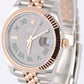 Rolex DateJust 41 Two-Tone 18k Rose Gold Steel WIMBLEDON Jubilee 126331 Watch