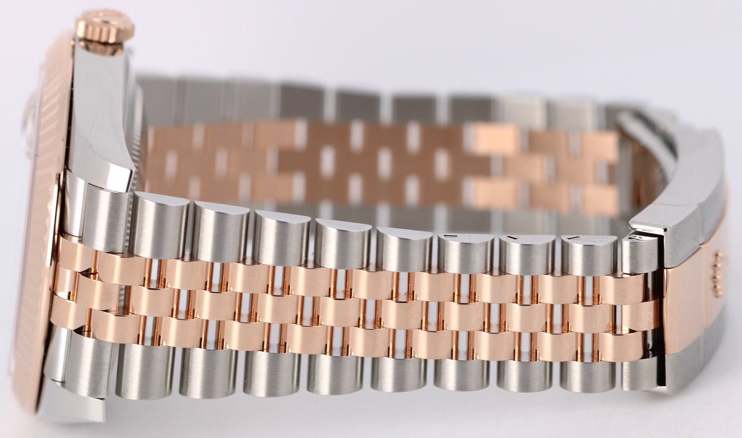 Rolex DateJust 41 Two-Tone 18k Rose Gold Steel WIMBLEDON Jubilee 126331 Watch