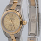 Rolex Oyster Perpetual 24mm CHAMPAGNE 18K Yellow Gold OYSTER Steel 76193 BOX