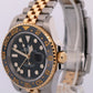 2025 PAPERS Rolex GMT-Master II BLACK 18K Gold JUBILEE Steel 126713 GRNR BOX