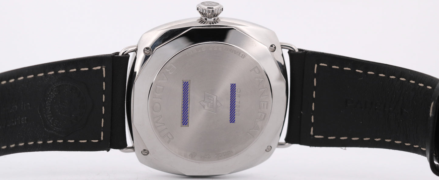 2024 PAPERS Panerai Radiomir PAM 1382 BLACK Leather 45mm Watch PAM01382 BOX