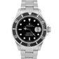 MINT Rolex Submariner Date 40mm Black NO-HOLES Stainless Steel 16610 Watch