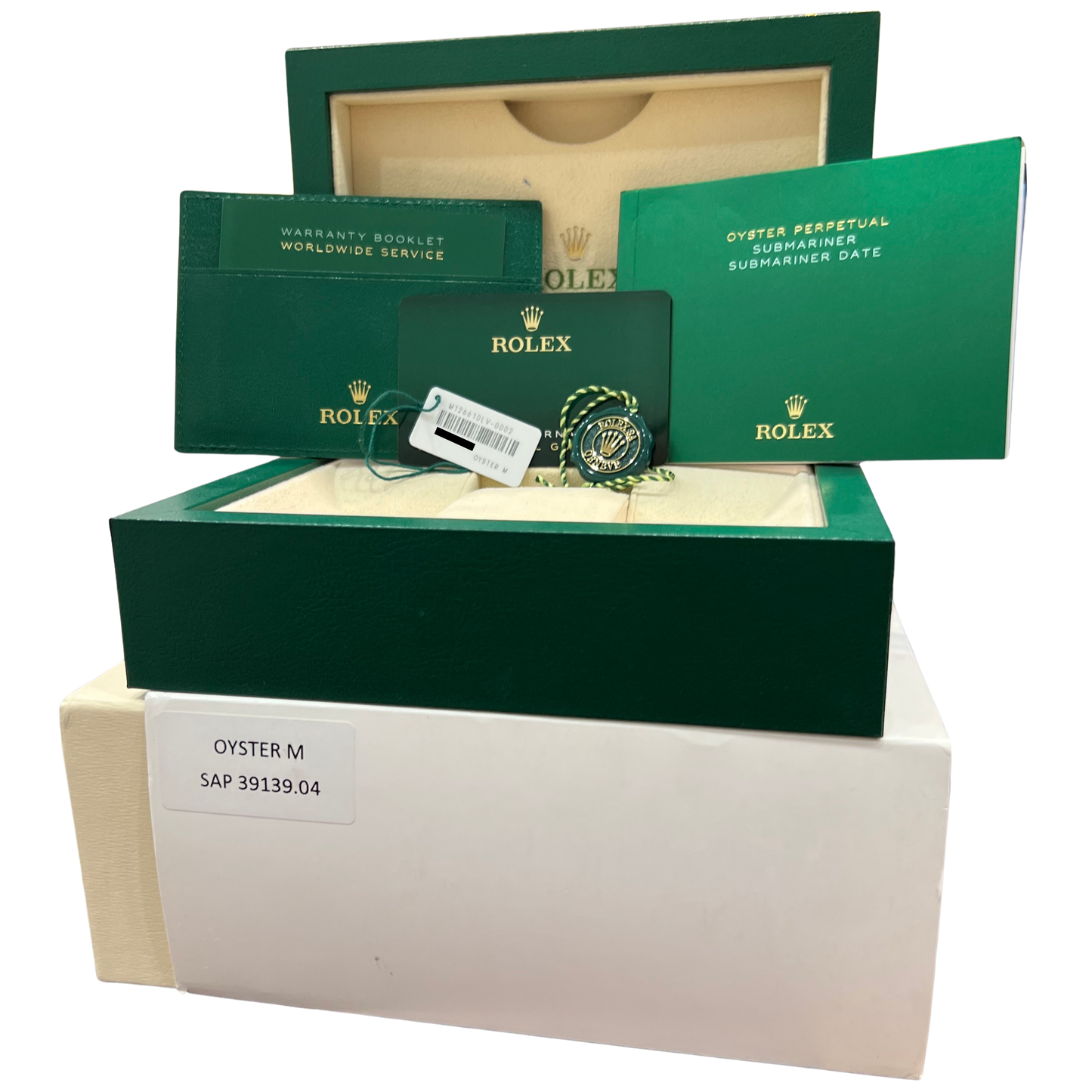 PAPERS Rolex Submariner Date 41 KERMIT Green Steel 41mm Watch 126610 LV BOX