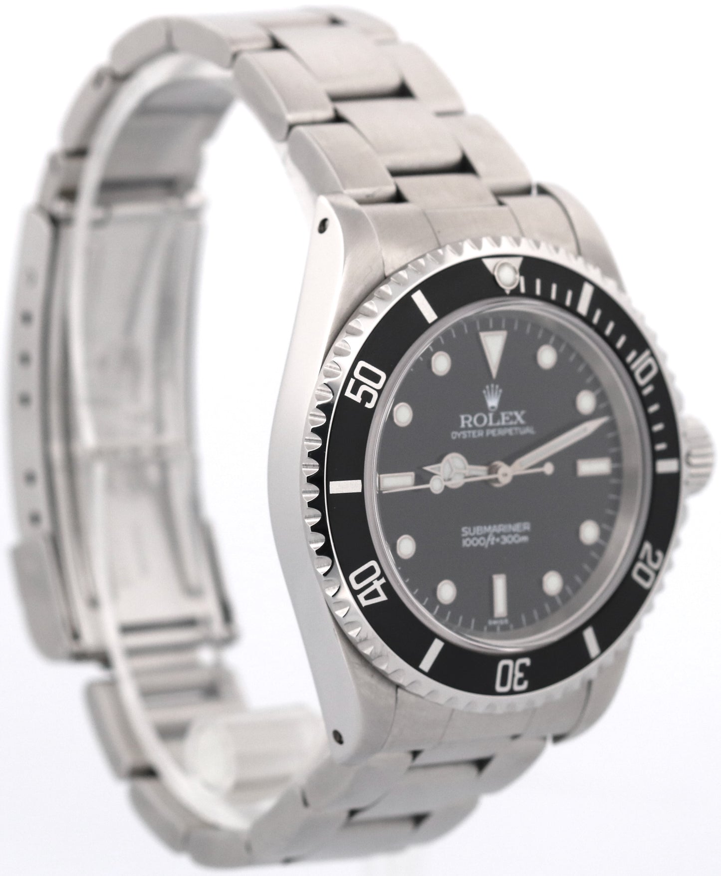 Rolex Submariner No-Date 40mm BLACK Stainless Steel Automatic SWISS ONLY 14060