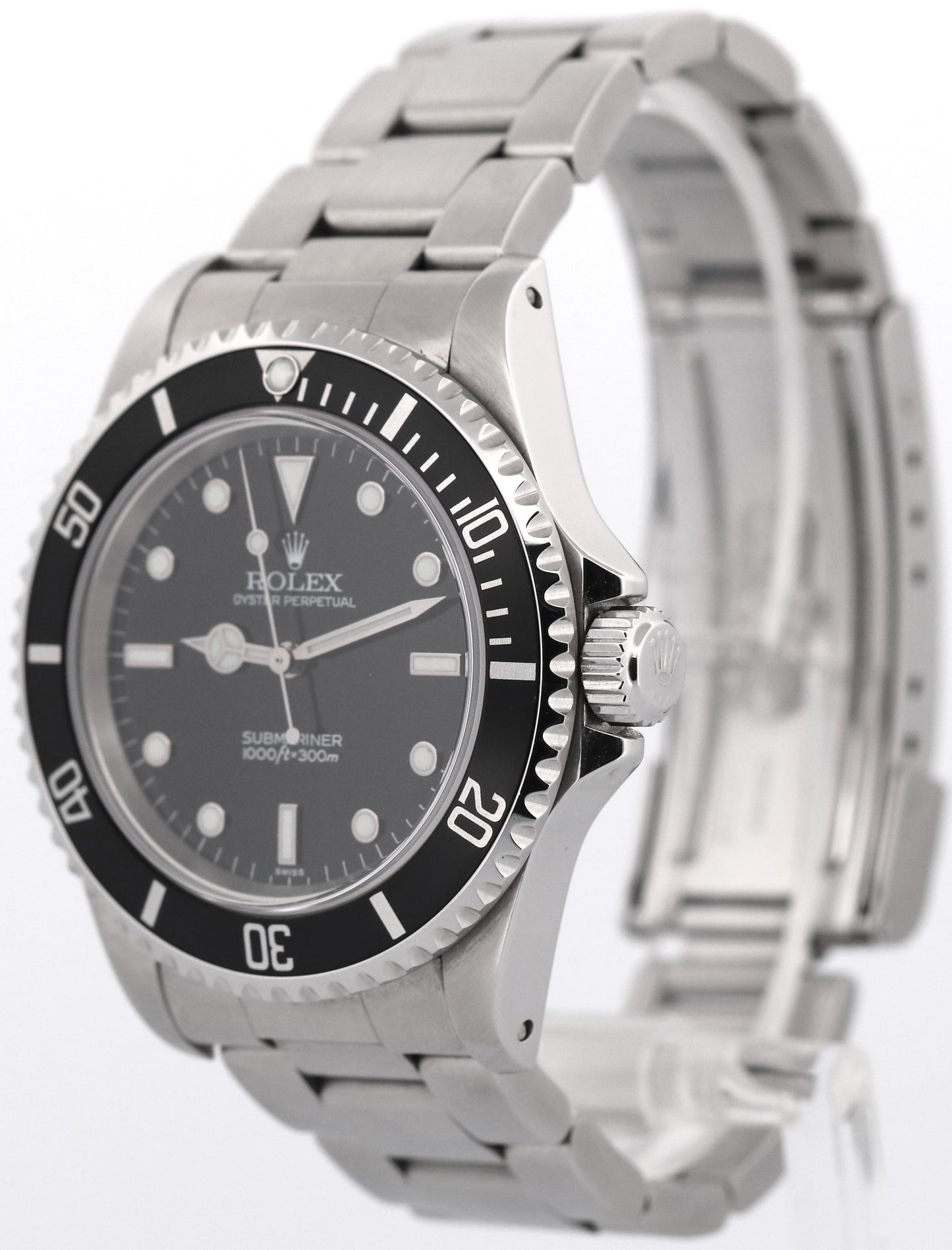 Rolex Submariner No-Date 40mm BLACK Stainless Steel Automatic SWISS ONLY 14060