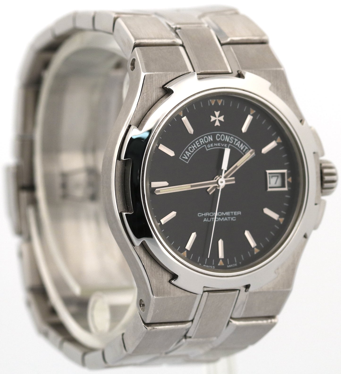 Vacheron Constantin Overseas 37mm BLACK Stainless Steel Automatic Watch 42042