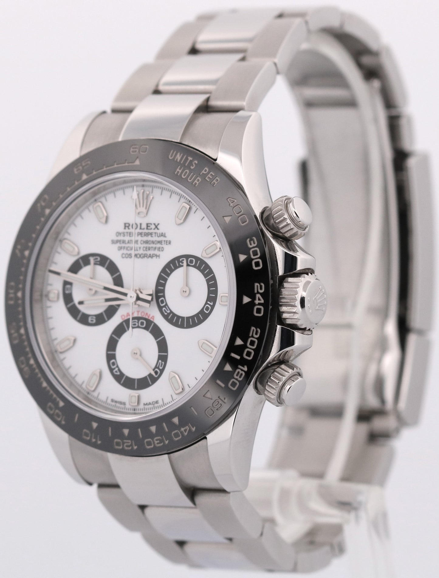 2023 PAPERS Rolex Daytona Cosmograph 40mm PANDA White Ceramic 116500 LN BOX