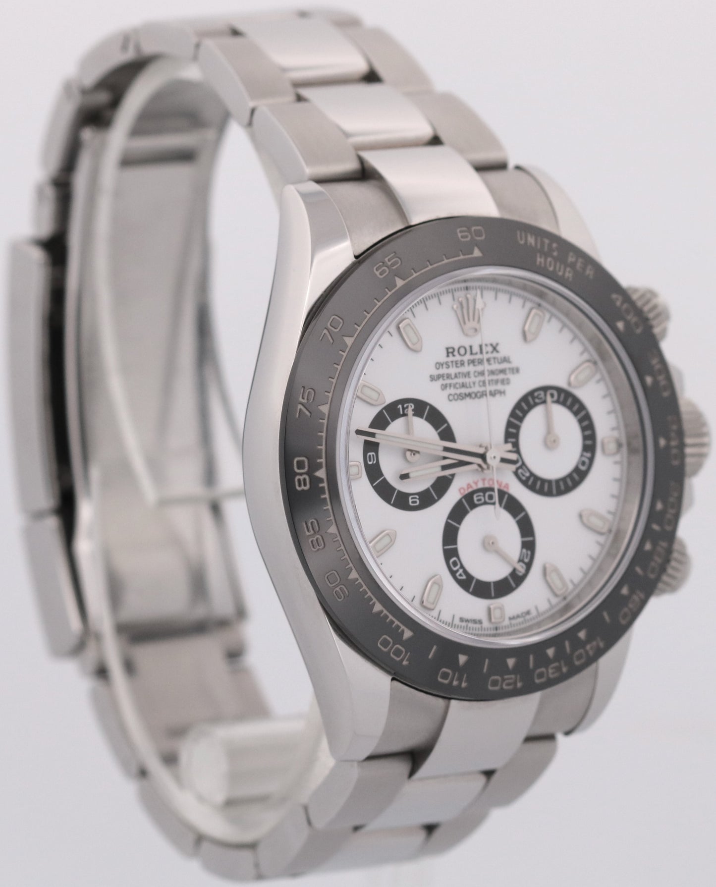 2023 PAPERS Rolex Daytona Cosmograph 40mm PANDA White Ceramic 116500 LN BOX