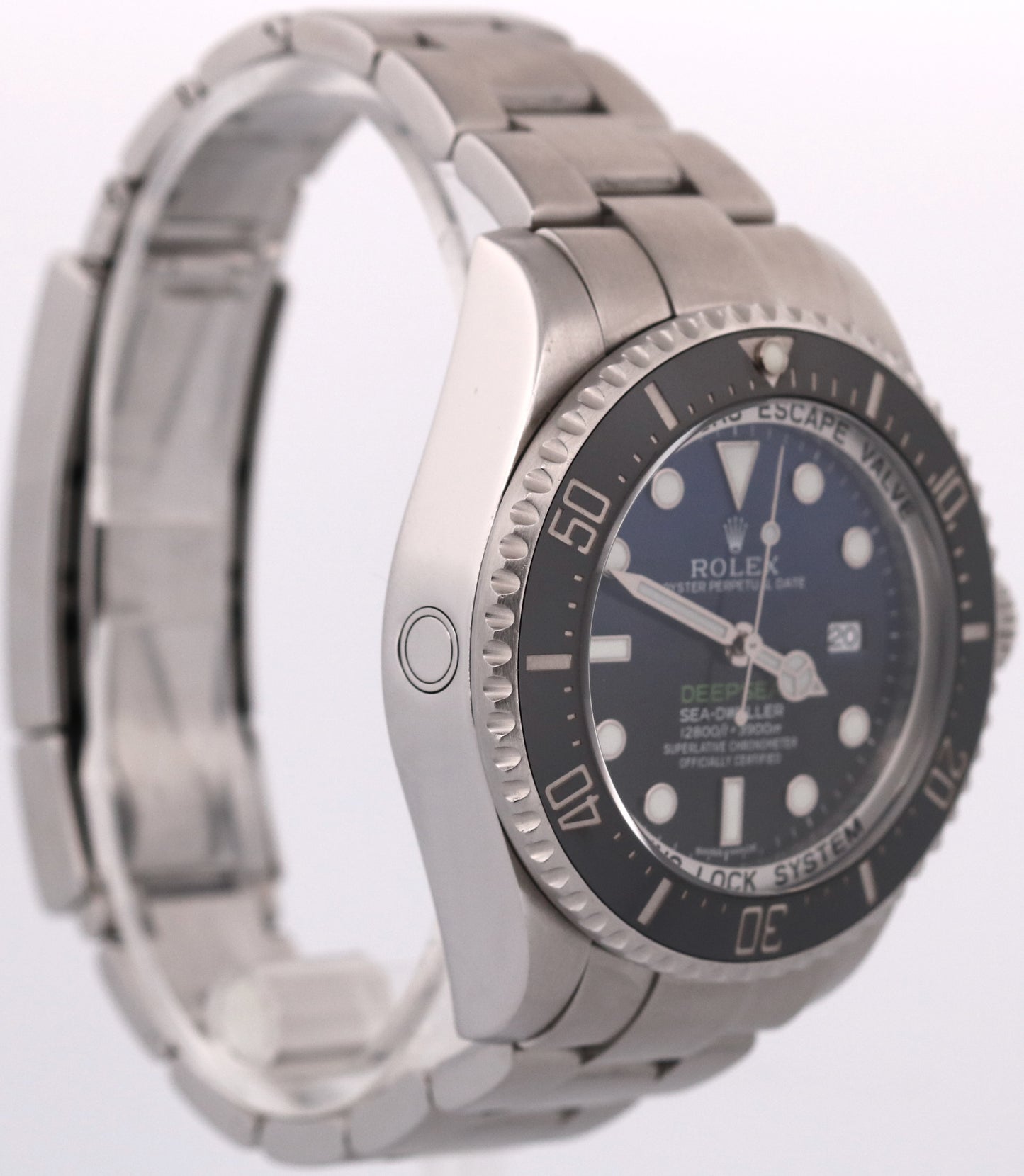 2016 PAPERS Rolex Sea-Dweller Deepsea 44mm CAMERON Blue Ceramic Steel 116660 BOX