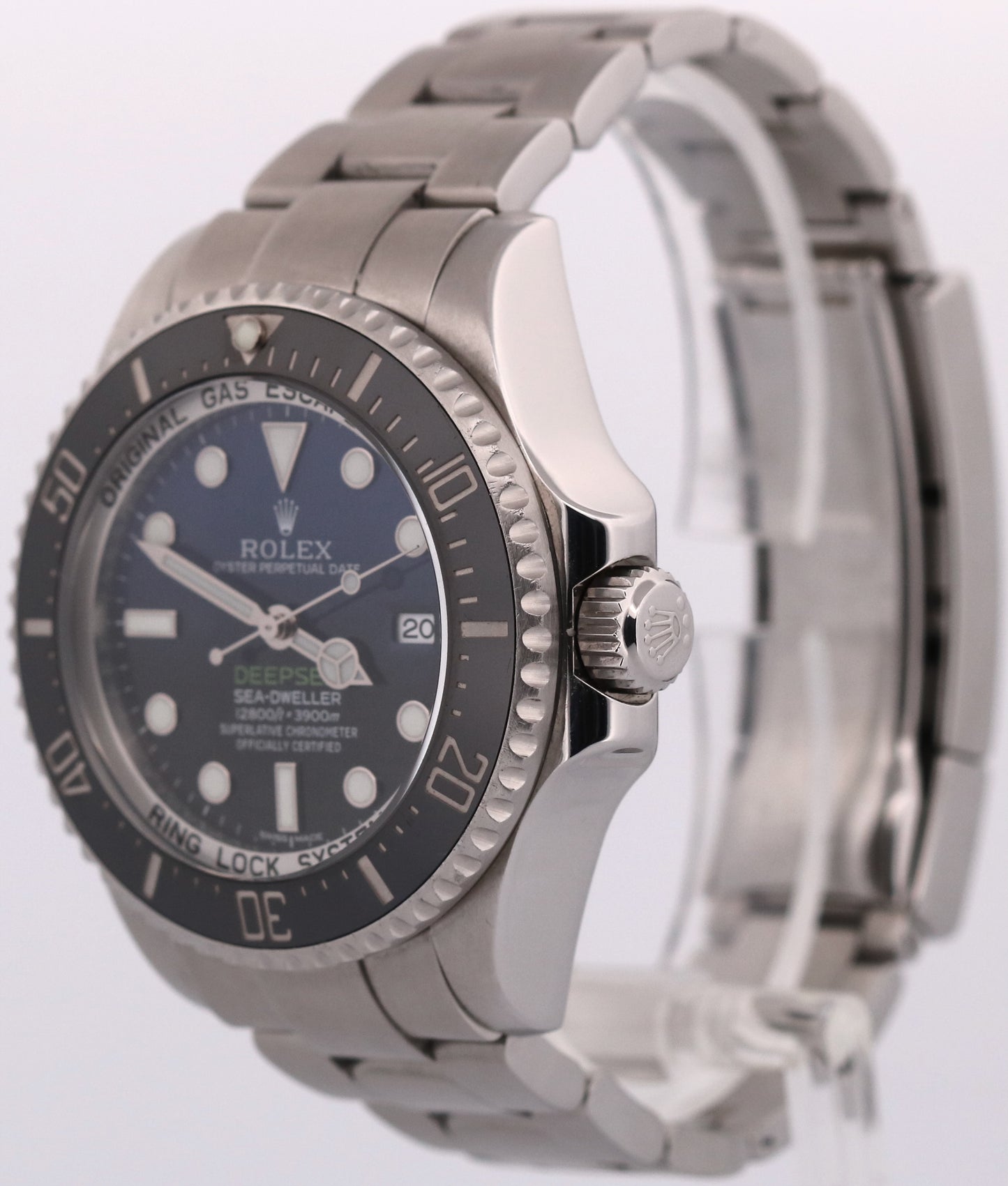 2016 PAPERS Rolex Sea-Dweller Deepsea 44mm CAMERON Blue Ceramic Steel 116660 BOX