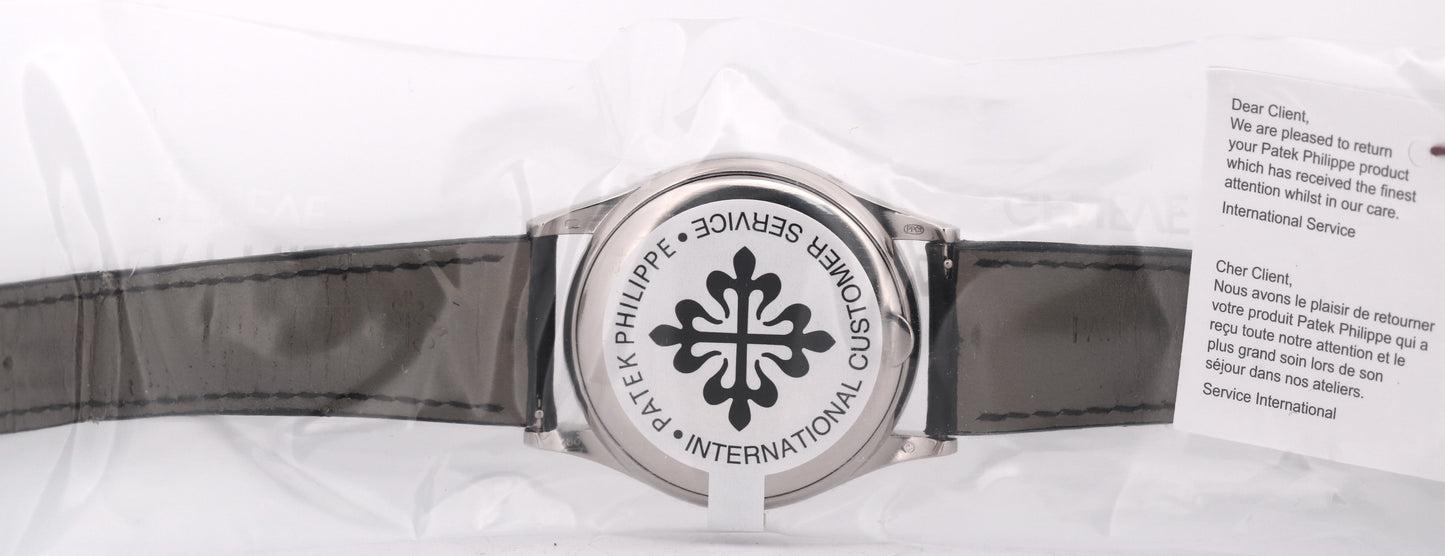 MAY 2026 SERVICE Patek Philippe Complications 18K White Gold 38.5mm 5396G-011