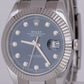 MINT PAPERS Rolex DateJust DIAMOND Stainless Steel Blue 41mm Watch 126334 B+P