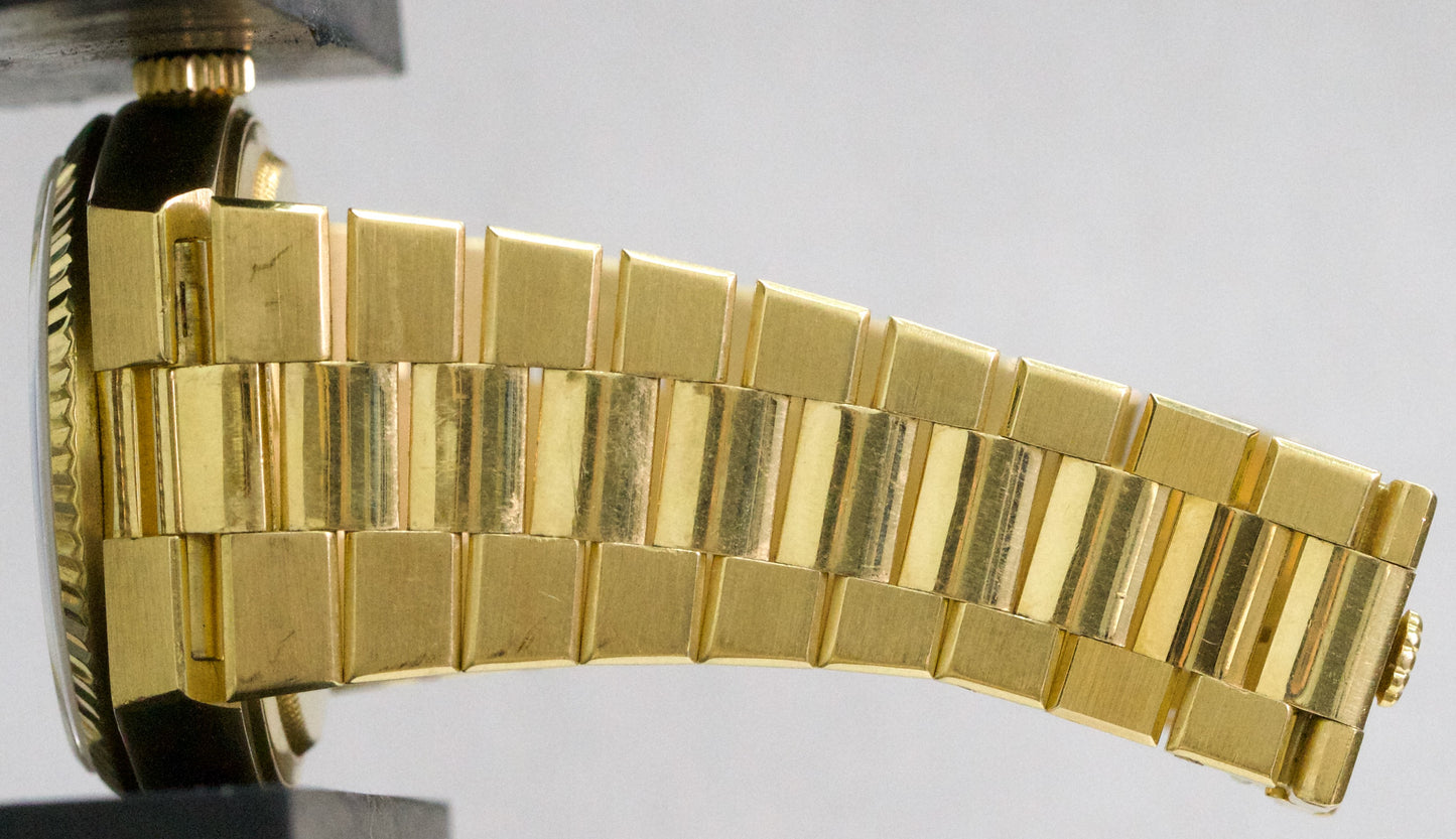 1984 PAPERS Rolex OysterQuartz Day-Date President CHAMPAGNE DIAMOND 19018 BOX