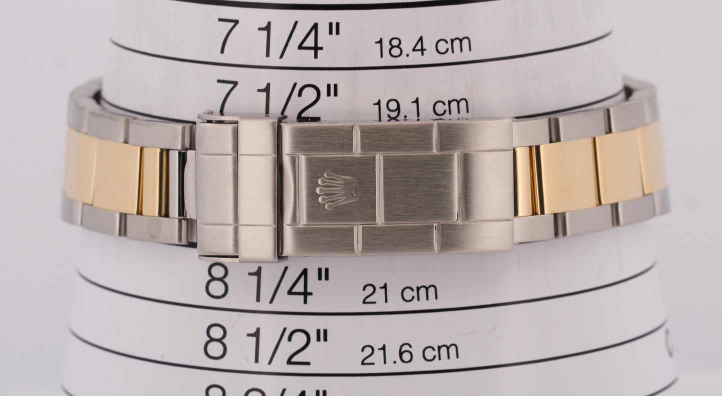 PAPERS Rolex Submariner Date Black SWISS ONLY 40mm Stainless 18K Gold 16613 BOX