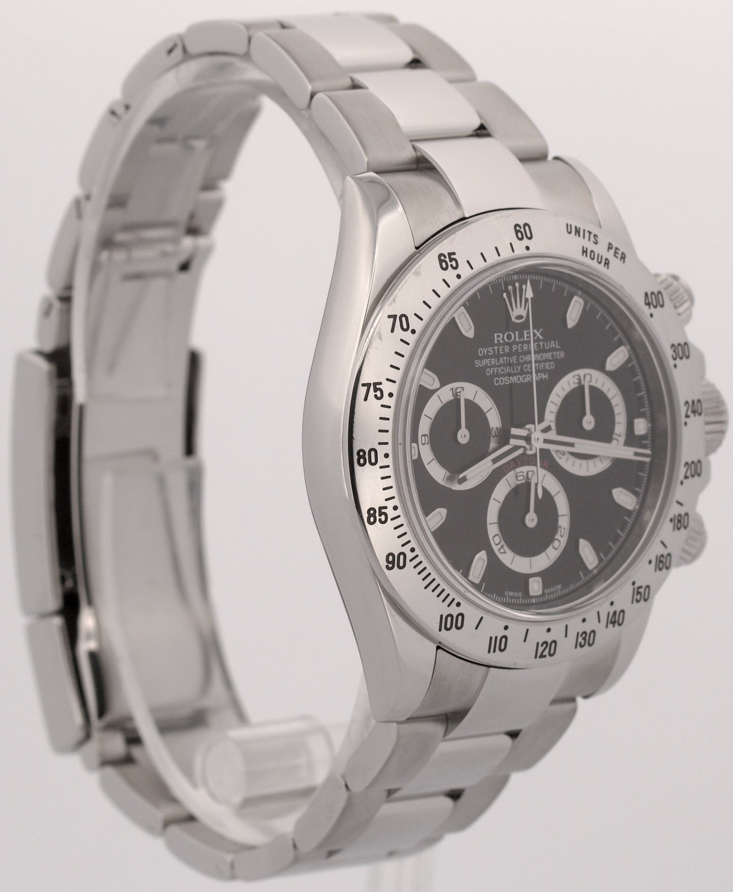 2014 PAPERS Rolex Daytona Cosmograph BLACK Steel BLUE LUME 40mm 116520 Watch BOX