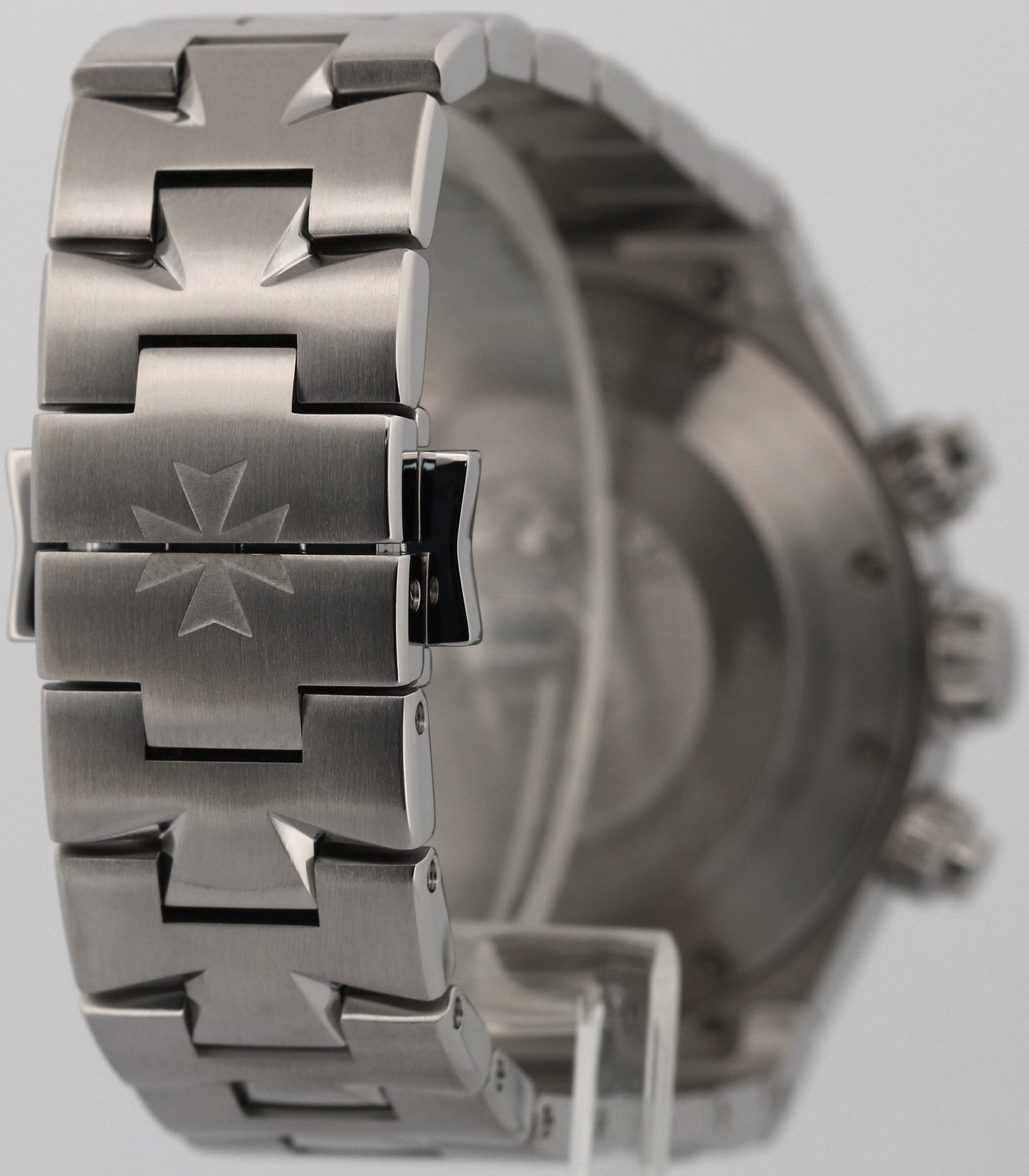 PAPERS Vacheron Constantin Overseas Chronograph BLUE 42mm Stainless Steel 49150