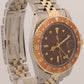 VINTAGE 1971 Rolex GMT-Master BROWN 18K Gold Steel ROOT BEER Jubilee 40mm 1675